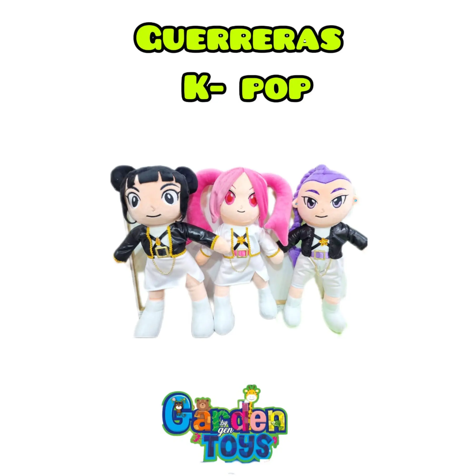 Guerreras K‑Pop – Peluches inspirados en Kpop Demon Hunters