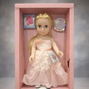 Muñeca Fashion 52cm de Semisilicona - Edición de Lujo con Parante y Peine