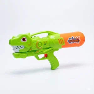 Pistola de Agua Dinosaurio – Verde y Azul, 35 cm